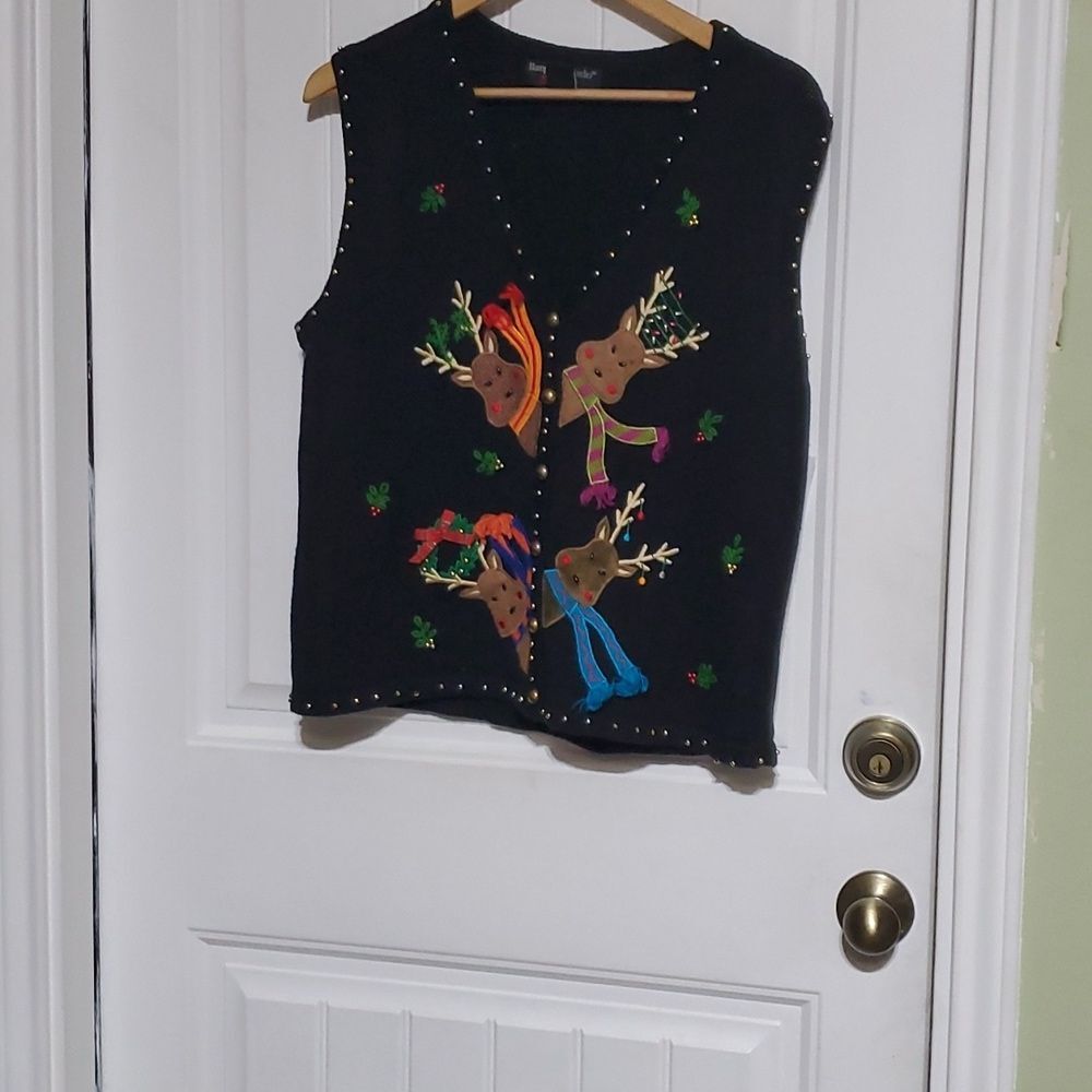 Hampshire Studio SNOW Decorated Half Jersey Size M - Picture 4 of 8
